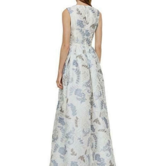 Tory Burch Jacquard Cloque Dahlia Ivory Gown Dress Formal - Picture 11 of 11